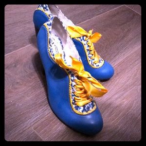 Poetic License Blue and Yellow Heel